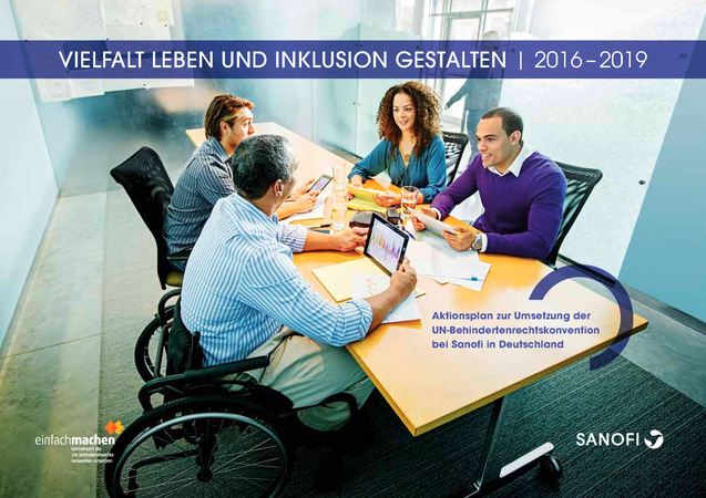 Titelbild zum Aktionsplan der Sanofi-Aventis Deutschland GmbH