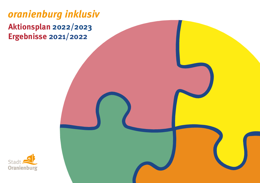 Titelsite des Aktionsplans der Stadt Oranienburg