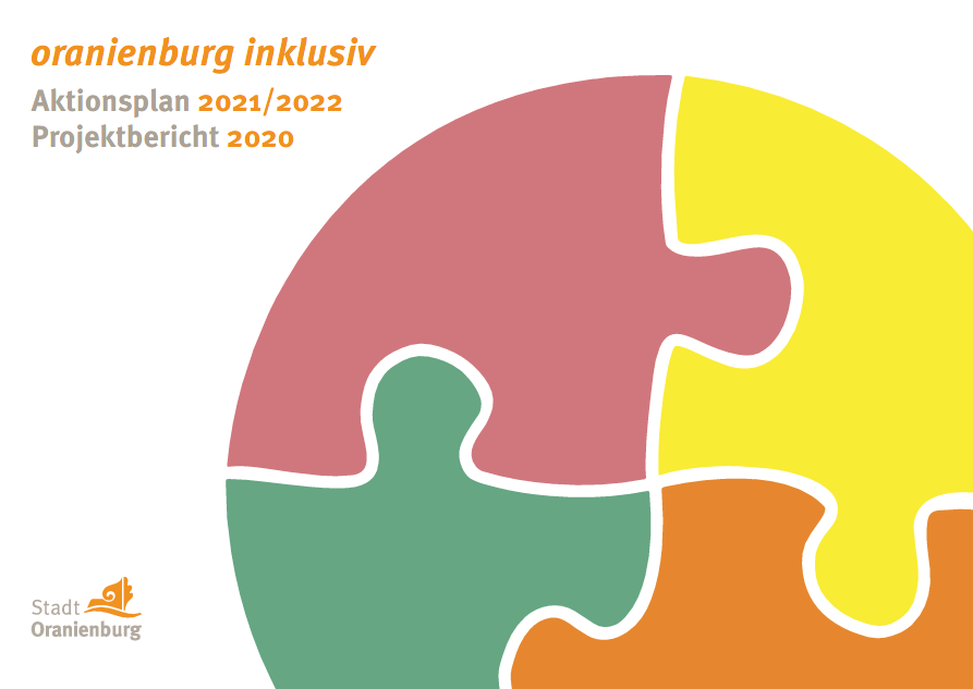 Titelsite des Aktionsplans der Stadt Oranienburg