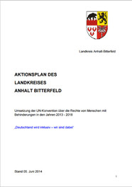 Titelbild des Aktionsplans Anhalt Bitterfeld