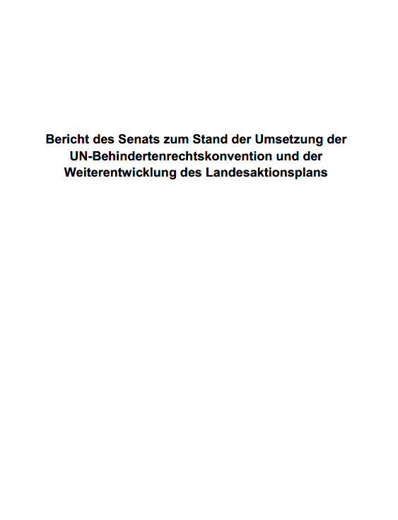 Titelbild des Aktionsplans Hamburg