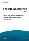 Titelbild zur Studie zum aktiven und passiven Wahlrecht von Menschen mit Behinderung