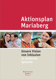 Titelbild des Aktionsplans Mariaberg in Leichter Sprache