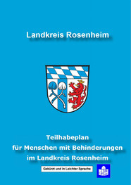 Titelbild des Aktionsplans Rosenheim in Leichter Sprache