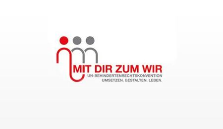 Logo mit der Aufschrift "Mit DIR ZUM WIR"